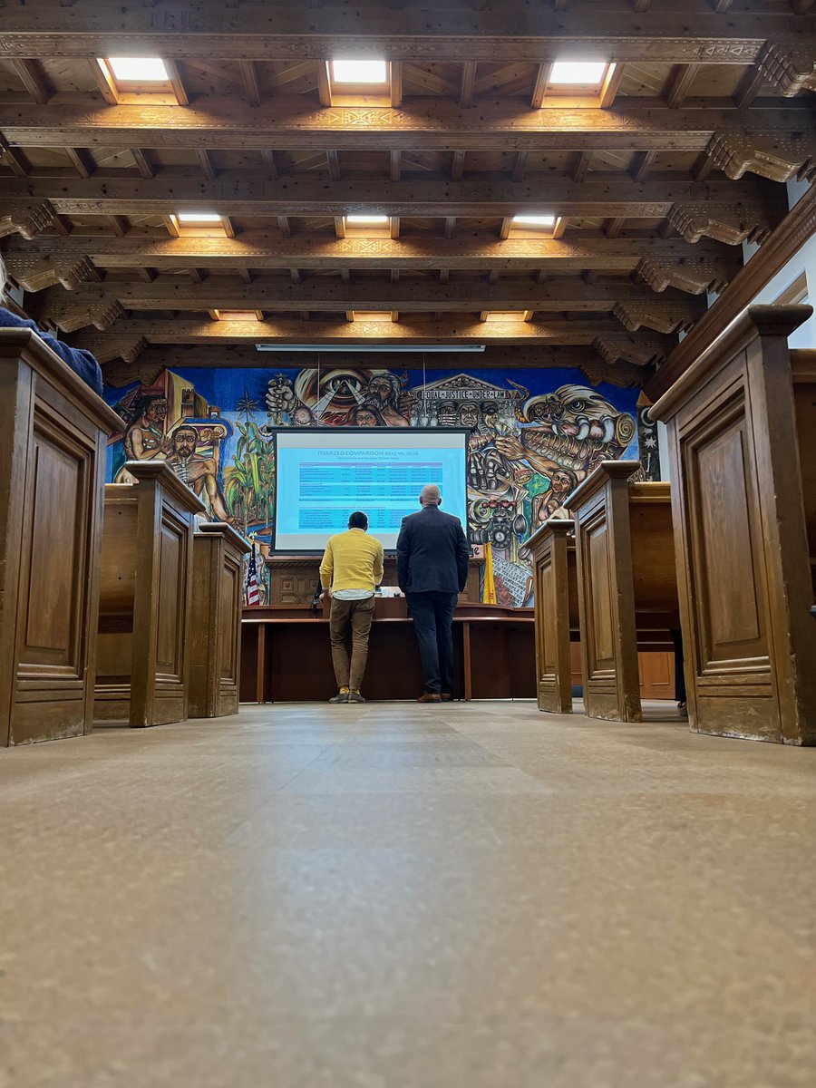 SFCAssessor's tweet photo. More than numbers — it’s about serving our community.
This week, Assessor Isaiah F. Romero and Deputy Assessor Ivan Barry presented the 2026 Annual Report &amp; Valuation Maintenance Program to the Board of County Commissioners, highlighting progress made in 2026 and goals for 2027 https://t.co/PpcFjKGmVu