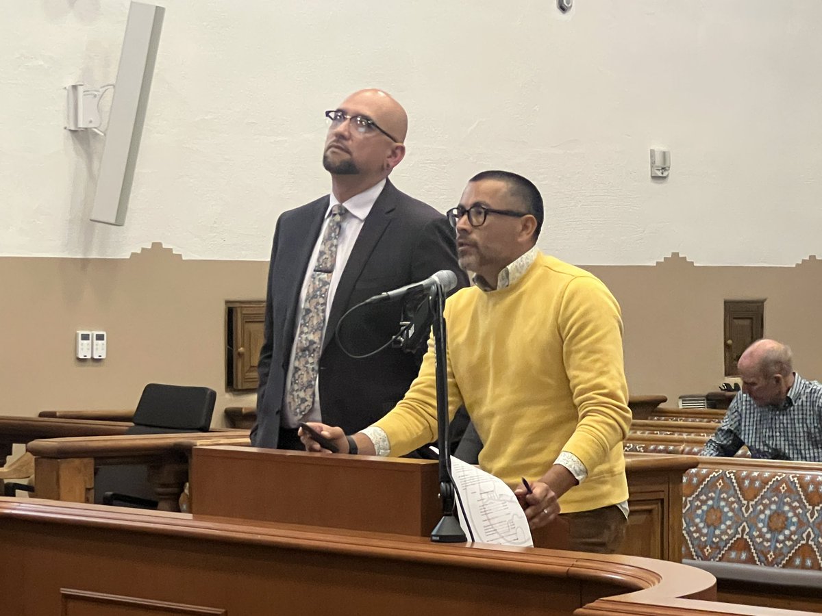 SFCAssessor's tweet photo. More than numbers — it’s about serving our community.
This week, Assessor Isaiah F. Romero and Deputy Assessor Ivan Barry presented the 2026 Annual Report &amp; Valuation Maintenance Program to the Board of County Commissioners, highlighting progress made in 2026 and goals for 2027 https://t.co/PpcFjKGmVu