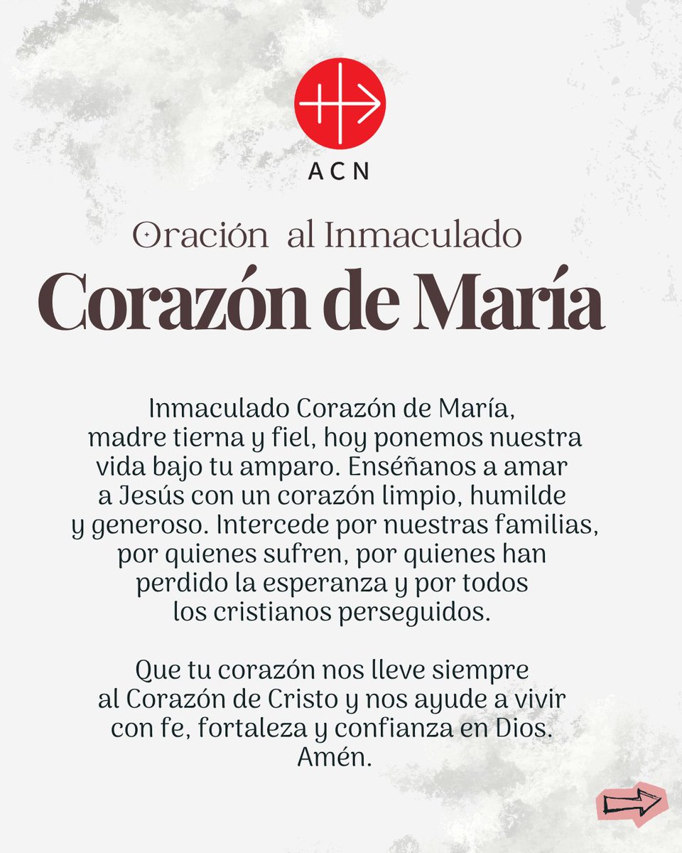 iglesiaquesufre's tweet photo. Que la Santísima Virgen María te enseñe a guardar la Palabra, a permanecer firme en la fe y a acompañar con caridad a la Iglesia que sufre, especialmente a nuestros hermanos cristianos perseguidos, pobres o necesitados. https://t.co/nn6ClQBK6e