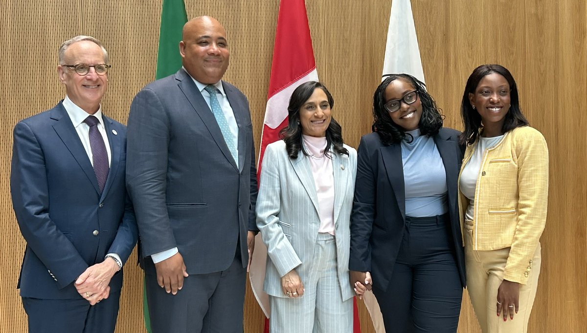 Rob_Oliphant's tweet photo. Canada’s Africa Strategy—which I launched in 2025 on behalf of the Government of Canada—marks a step towards a mutually prosperous partnership between Canada & Africa.

Pleased to join @AnitaAnandMP, members of the Canada-Africa Parliamentary Association and African Heads of Mission to celebrate Africa Day, and highlight how the Strategy is strengthening Canada-Africa relations.