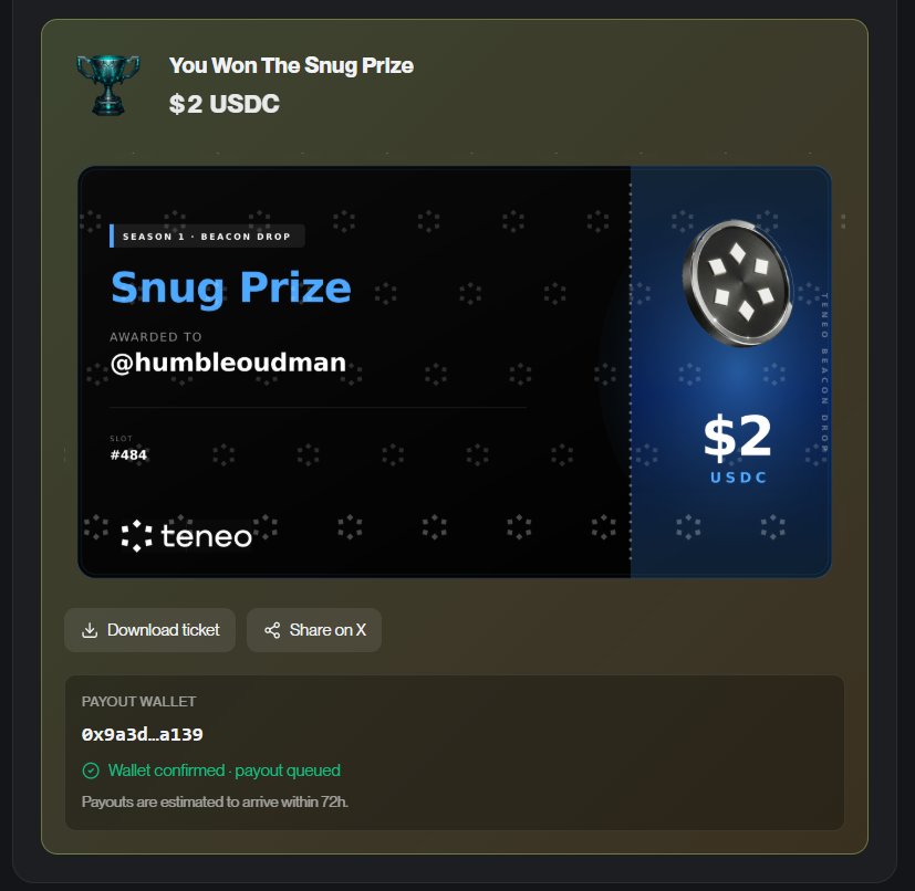 humbleoudman's tweet photo. Join @teneo_protocol by downloading the app, running the browser extension are earn passive rewards. Time to start winning with Teneo!  

Referral code: GXYFWHUB

https://t.co/EaTXo5AR2f https://t.co/VpNx189Viw