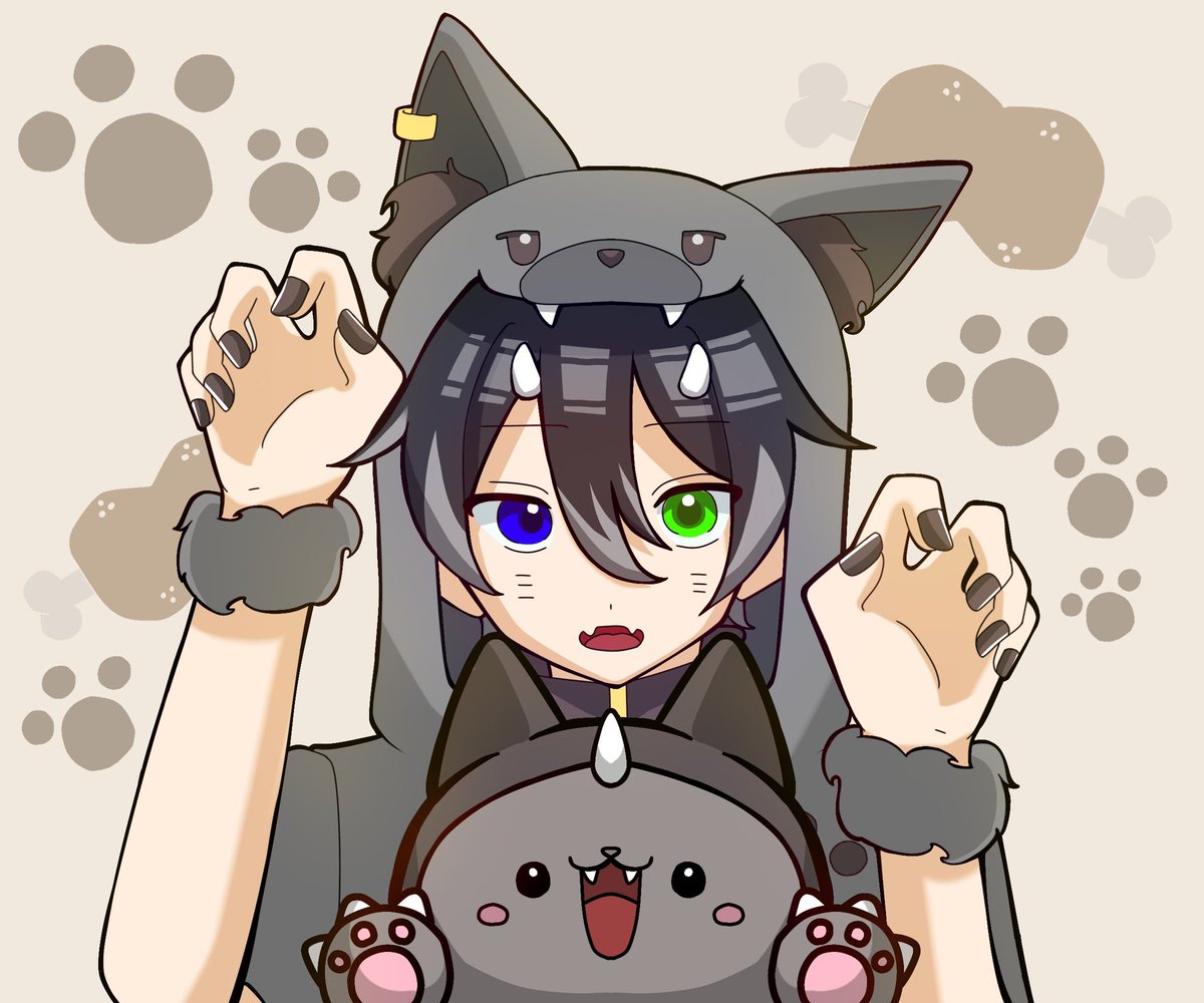 鬼狼 久譚『キロウ・クタン』👹🐺🍶🍻Vtuber準備中 tweet media