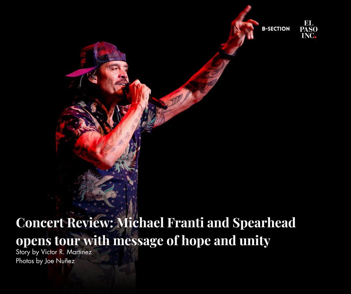 ElPasoInc's tweet photo. Michael Franti and Spearhead opened their 2026 Togetherness Tour at the Plaza Theatre with a joyful, interactive show built around reggae, funk, pop and hip-hop, delivering a night centered on hope, love and community.🎹🎶 Read: https://t.co/wQLHbfa6iS https://t.co/6swjjfNhVl