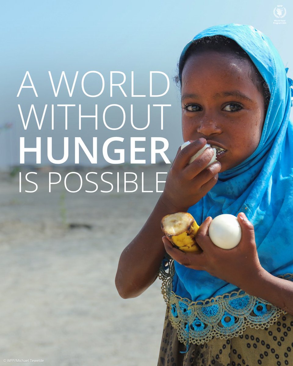 WFPUSA's tweet photo. Over the past six years, extreme hunger has surged and stayed stubbornly high. There has been progress, but it’s fragile, and nowhere near enough. 

#WorldHungerDay was created to shine a light on this crisis and remind us that a zero-hunger world is possible. https://t.co/PTCagfBIOq