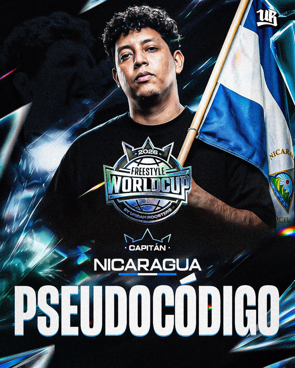 FWC_oficial's tweet photo. 𝐏𝐒𝐄𝐔𝐃𝐎𝐂𝐎́𝐃𝐈𝐆𝐎 𝐄𝐒 𝐄𝐋 𝐂𝐀𝐏𝐈𝐓𝐀́𝐍 𝐃𝐄 𝐋𝐀 𝐒𝐄𝐋𝐄𝐂𝐂𝐈𝐎́𝐍 𝐍𝐈𝐂𝐀𝐑𝐀𝐆𝐔̈𝐄𝐍𝐒𝐄 🇳🇮

Pseudocódigo será el encargado de llevar a su equipo a la gloria en el Mundial 🌎🚀

𝙎𝙤𝙧𝙩𝙚𝙤 𝙙𝙚 𝙡𝙖 𝙛𝙖𝙨𝙚 𝙙𝙚 𝙜𝙧𝙪𝙥𝙤𝙨: 
10/06 en plataformas de UR 📺 https://t.co/1zisQV2T1R