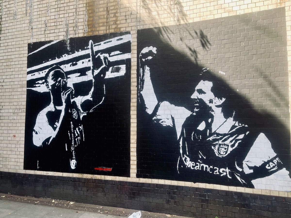 northbanksyafc's tweet photo. NIGHTWORKS: Bukayo  Saka

“We won the League at Anfield…” you know the rest 

Arsenal FC, Champions of England in 2026.

❤️🤍#Arsenal #StreetArt https://t.co/ISTW9PTZqe
