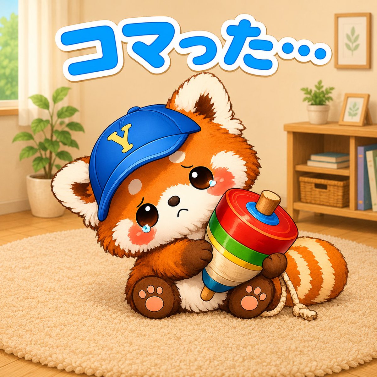 Y_create_2026's tweet photo. コマった…
【ダジャレ】レッサーパンダくん
本日より発売開始✨
#イラスト
#イラスト好きな人と繋がりたい
#レッサーパンダ
#ダジャレスタンプ
#Ycreate https://t.co/jz7ZL8F4Xu