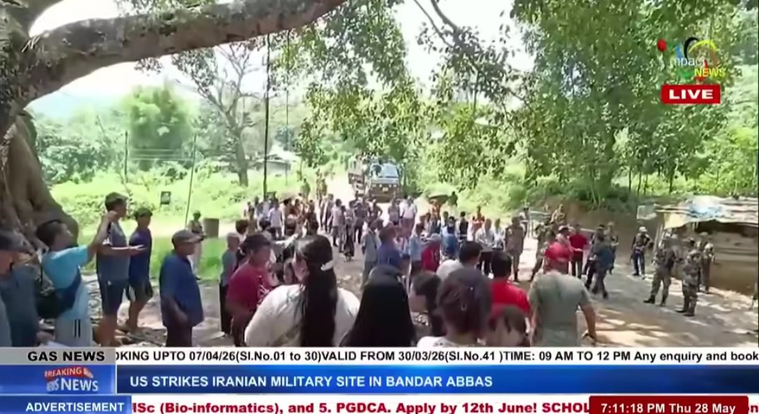 KhongsaiChanu's tweet photo. Manipur : Khodang village became the first Kuki village in Manipur to be formally resettled after the May 2023 ethnic violence, as displaced residents returned to their homes on May 28, 2026, exactly three years after the village was deserted following the outbreak of the conflict. The resettlement programme was inaugurated by Shri Paolenlal Haokip MLA Saikot A/C at the village located along the border of Churachandpur, Kakching & Bishnupur districts.

Read : https://t.co/uVl1Hid6lA

Watch : https://t.co/P0UZLi918z

@HMOIndia @PMOIndia @PIB_India @PIBHomeAffairs @MIB_India @CBC_MIB @official_dgar @PTI_News