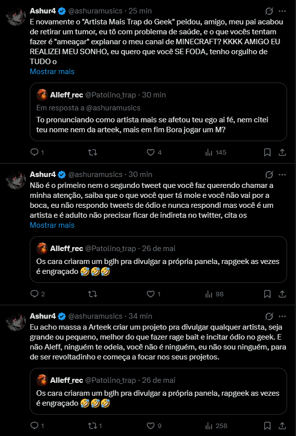 rafokes's tweet photo. Que porra é essa? clima tenso entre os brothers do geek https://t.co/zEj7sWZHbm