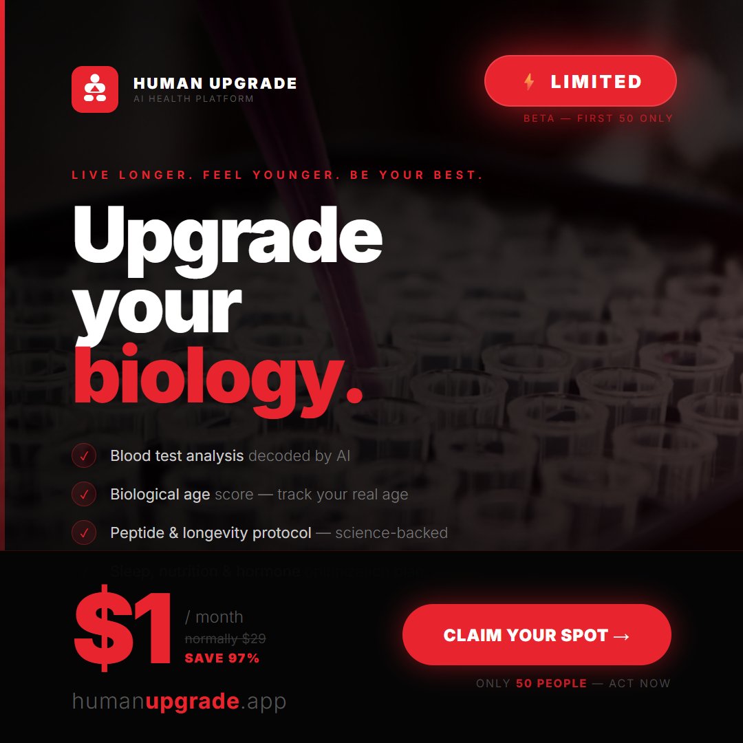 Human Upgrade (@UpgradeHumanHQ) / Posts / X