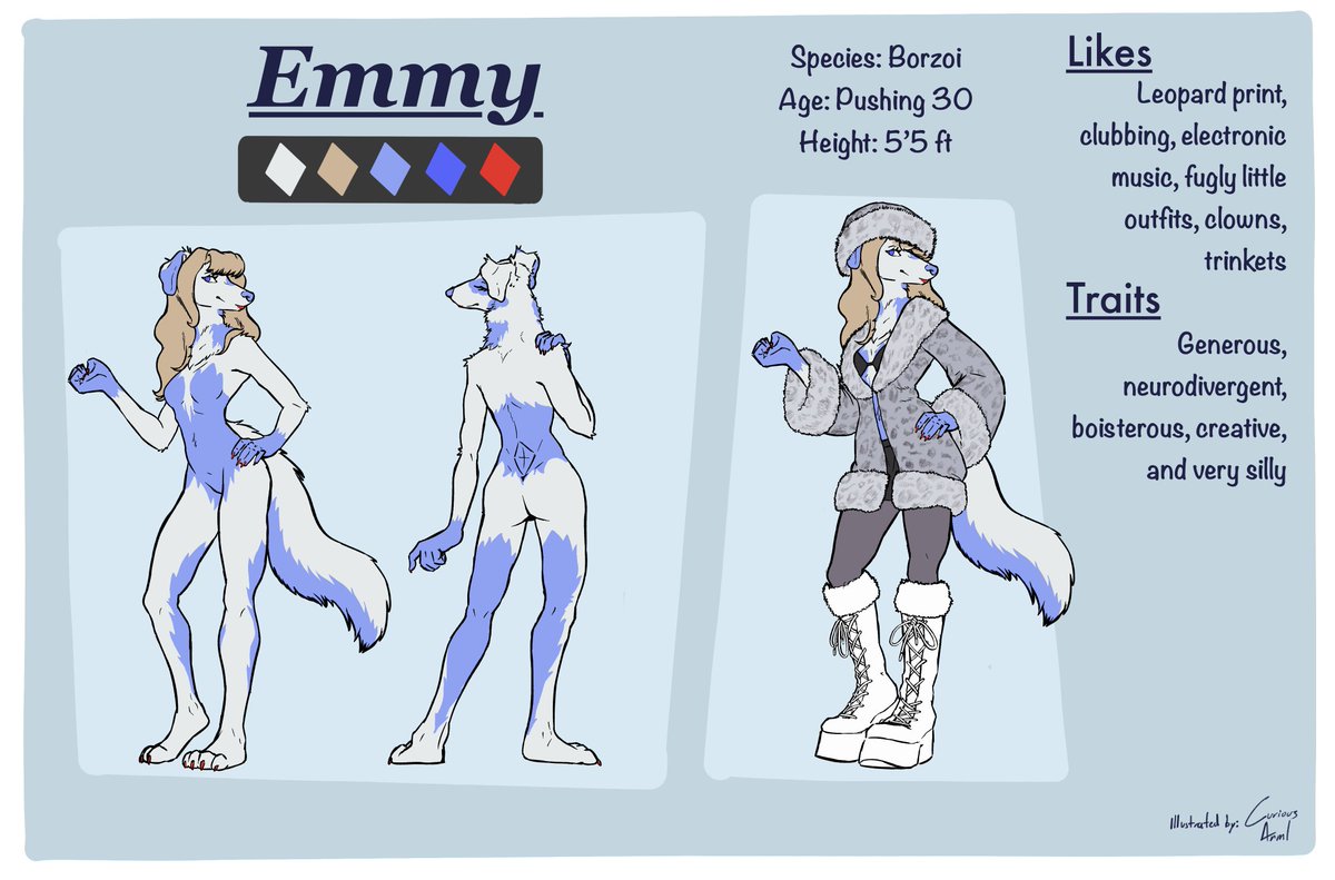 Curious_Anml's tweet photo. Reference sheet commission finished for fauxfoxem on reddit!

She is one classy gal, I must say 💜 https://t.co/J6hHqBrhN0