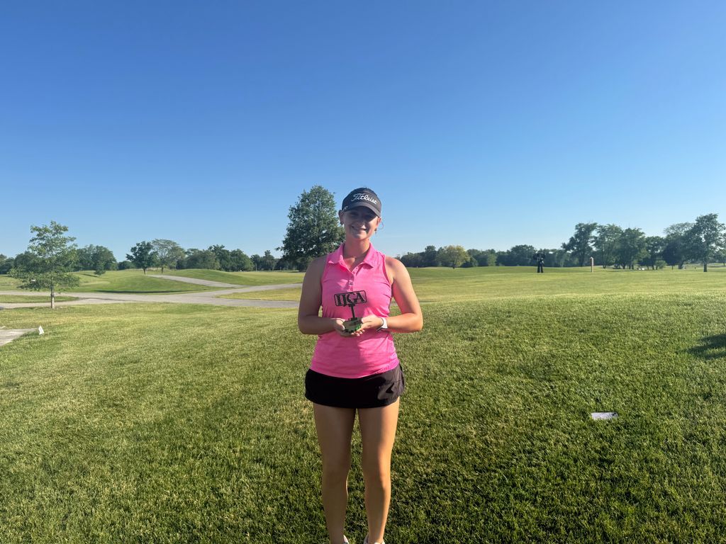 IJGA's tweet photo. The winners of the PM Stroke Play at Coyote Run Golf Course are Gabe Garron (Senior Boys), Lexi Fertig (Senior Girls), Leo Enomoto (Junior Boys), &amp; Clara Shim (Junior Girls).
https://t.co/Uyyiap8JlT https://t.co/kOyIqDt2Wb