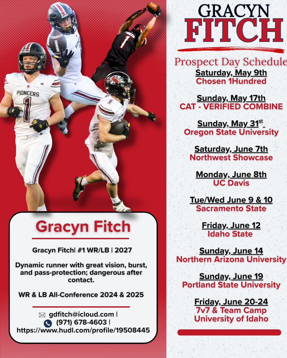 gracynfitch's tweet photo. It's football camp season! Excited to compete @BeaverFootball this Sunday, May 31st. Ready to meet the coaches and play some football. @CoachFin_ @mitchdahlen4 @CoachShephard @MikeDoc40 https://t.co/X89MoYf68T