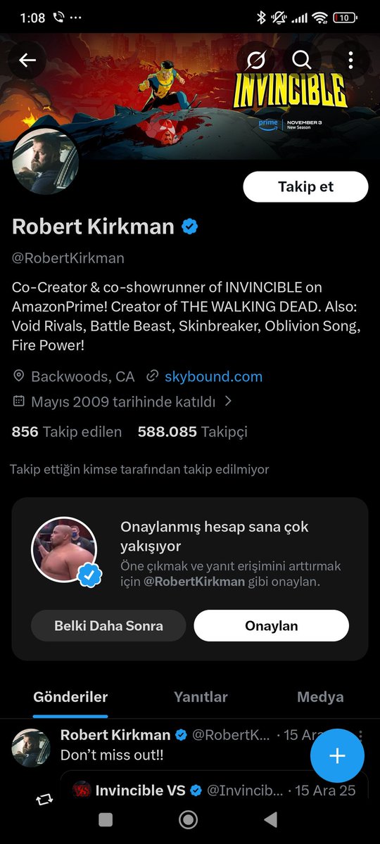 kerembisusltfn's tweet photo. @rs_fcs @RobertKirkman @imparatoribo @_mahmuttuncer @arkaasokaklarrr @BreakingBad @reymysterio @RandyOrton @undertaker @JohnCena @RobertKirkman  HAAAYYY MANNNNN ALOOO CONQUEST CAMOOOON CAMOOON CONQUEST TOMORROW IM WAİTİNG SON İKAZ @INTERPOL_HQ @FBI @YourAnonCentral  @LosAztecs https://t.co/HRKjfptLfQ