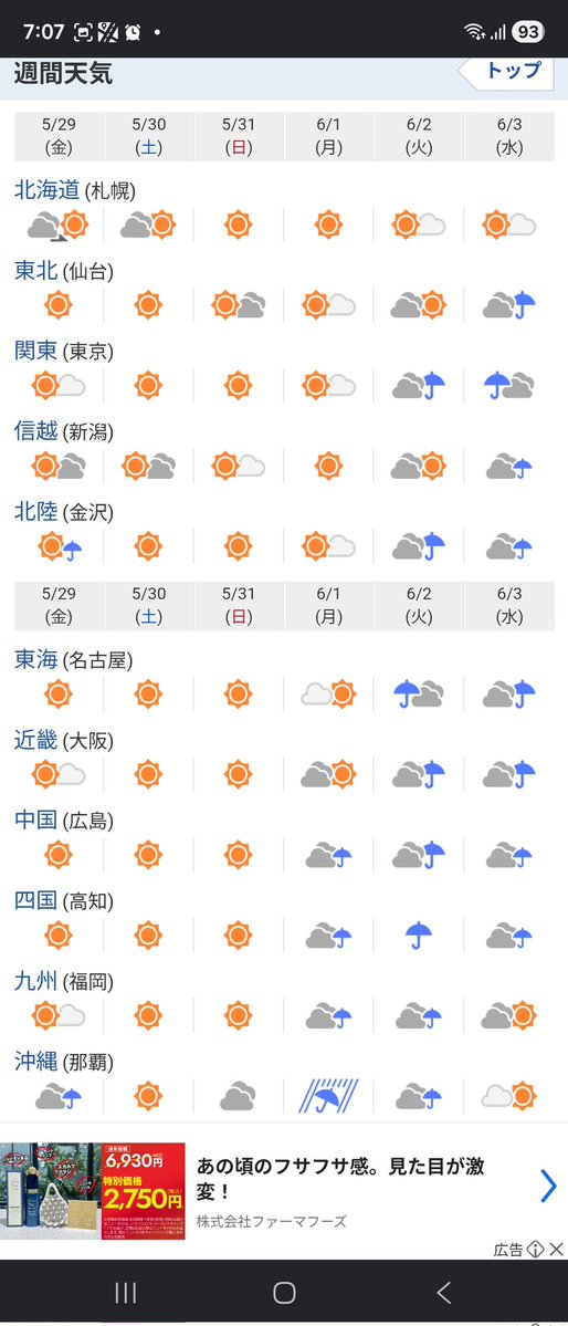 ree5940's tweet photo. おはようございます❗
２９日金曜日(仏滅)
今日の山口県の天気は
１番左の画像をご覧ください。

山口県注意報
強風

左の画像から
山口県天気
全国天気
週間天気
紫外線指数

【星座占い】
１位かに座♋️✨
２位うお座♓️
３位牡羊座♈️ https://t.co/FLXLPPZYm3