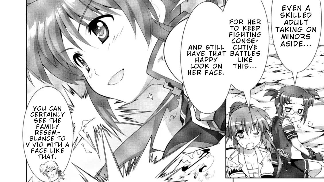 Retroranger18's tweet photo. And then there's Nanoha Takamachi at Age 23, in her DAUGHTER'S manga series. https://t.co/4HeybjH2jr