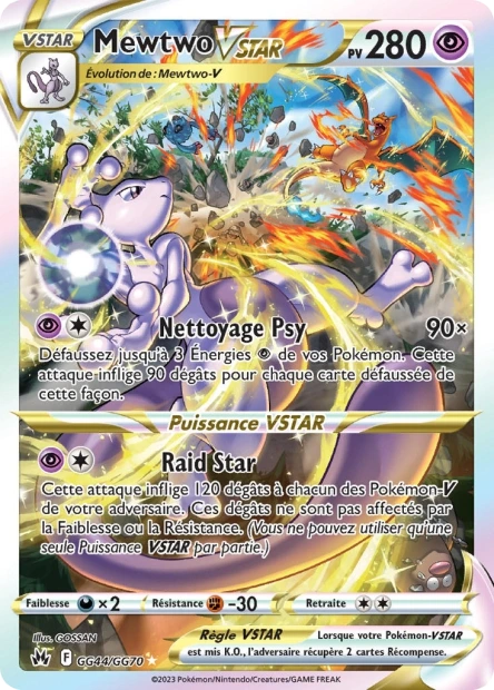 Aznaq1's tweet photo. @beckettcollect Mewtwo-VSTAR (Zénith Suprême GG44) https://t.co/SeS7K1W32x