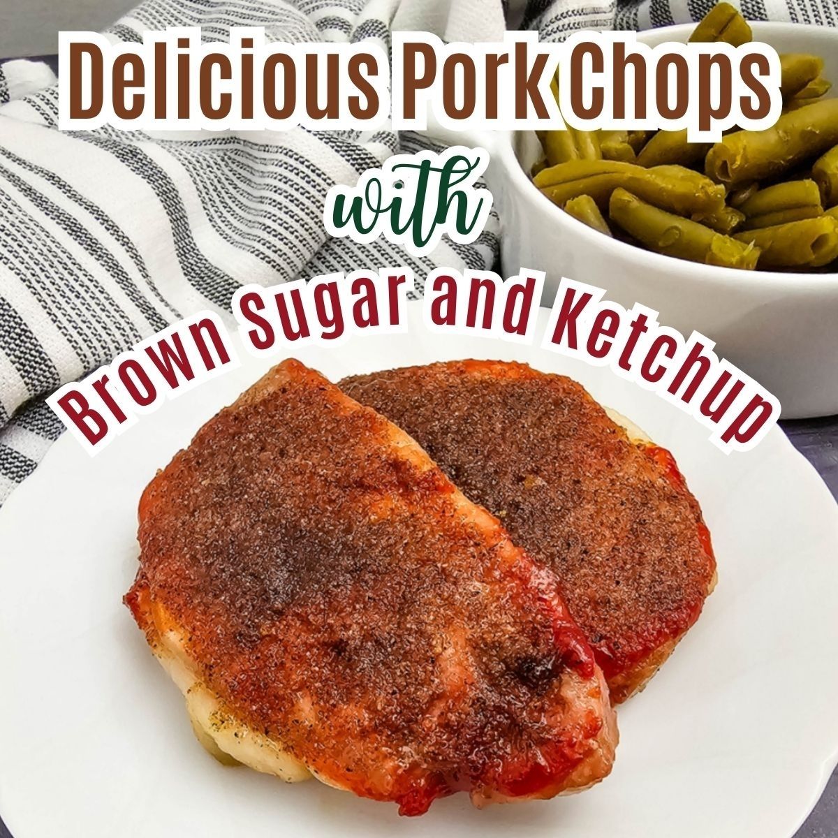 Blogghetti's tweet photo. Brown sugar and ketchup pork chops are the perfect 30 minute dinner idea for any night! #pork #easyrecipes #dinnerideas https://t.co/0MJU7iBNOF https://t.co/bRsoyAkKI3