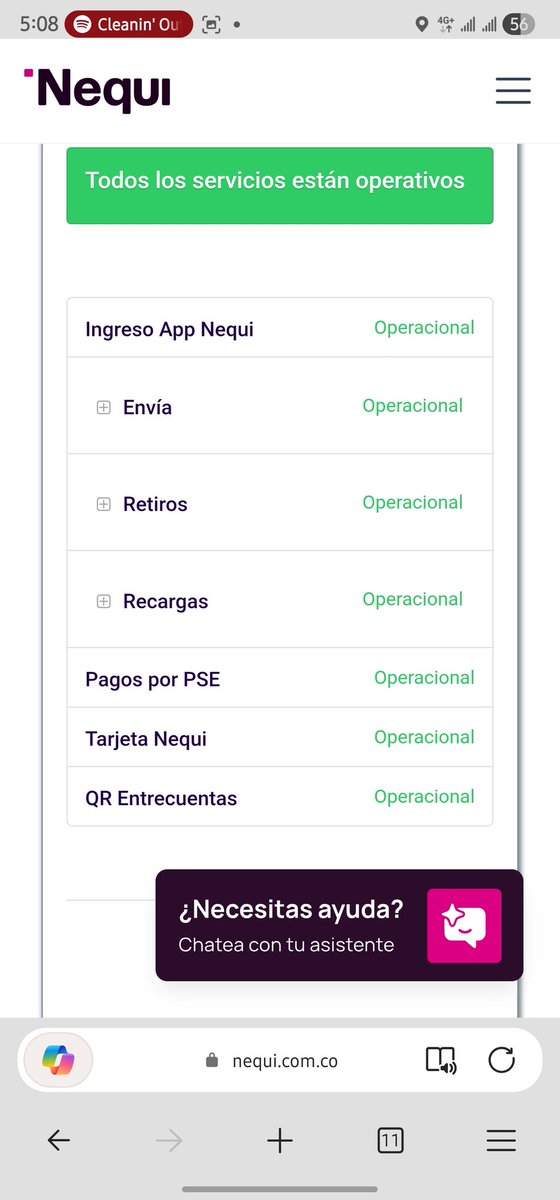 Hlemusv's tweet photo. @Nequi como pueden ser tan mentirosos de decir que todos los servicios incluidos la tarjeta nequi están funcionando si no es así https://t.co/8PJw0z58wF
Y en mensaje no contestan, digan la verdad que les quedo grande prestar un servicio y ya uno busca otros bancos que si puedan https://t.co/WOAO8BKpVE