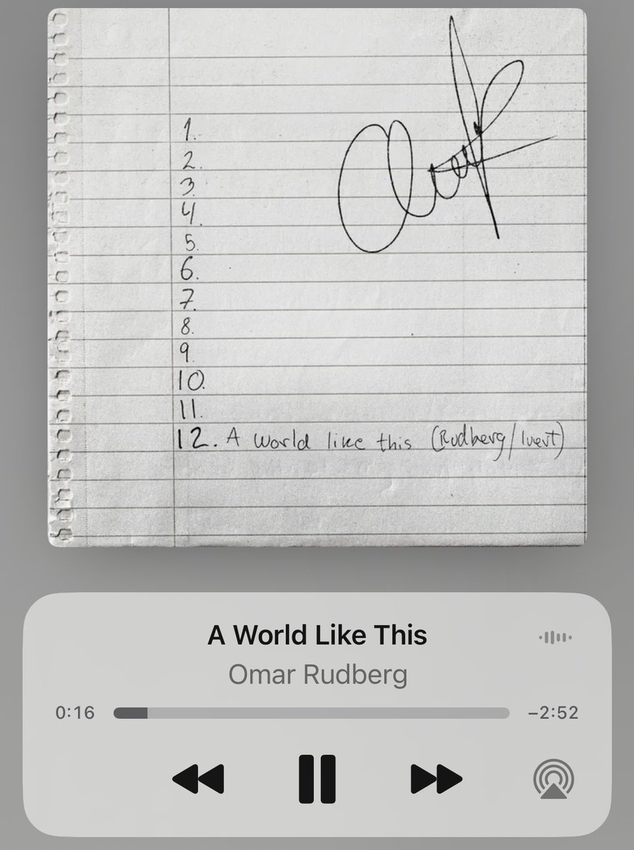 randomsonali's tweet photo. i love that this was a global drop so we all got to listen to ‘a world like this’ at the same time❤️‍🩹 @OmarRudberg https://t.co/0yS8YJ5WOB