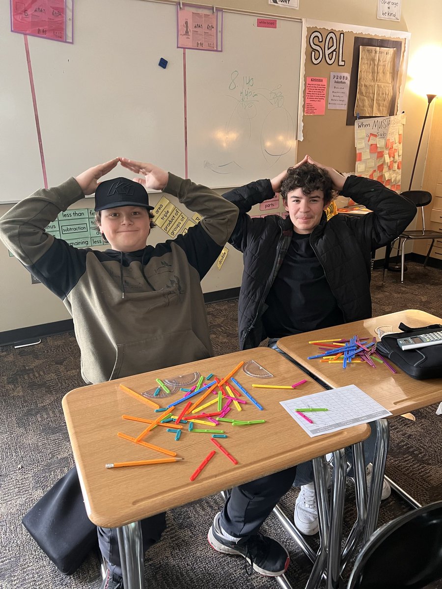 FPSCarlBen's tweet photo. All the learning happening the end of May! Exploragons in math to figure out what makes a triangle true! https://t.co/RUSZEydulL