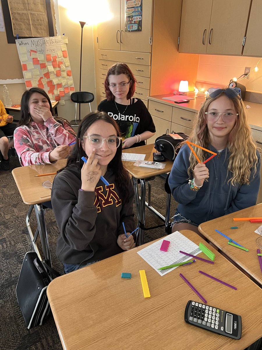 FPSCarlBen's tweet photo. All the learning happening the end of May! Exploragons in math to figure out what makes a triangle true! https://t.co/RUSZEydulL