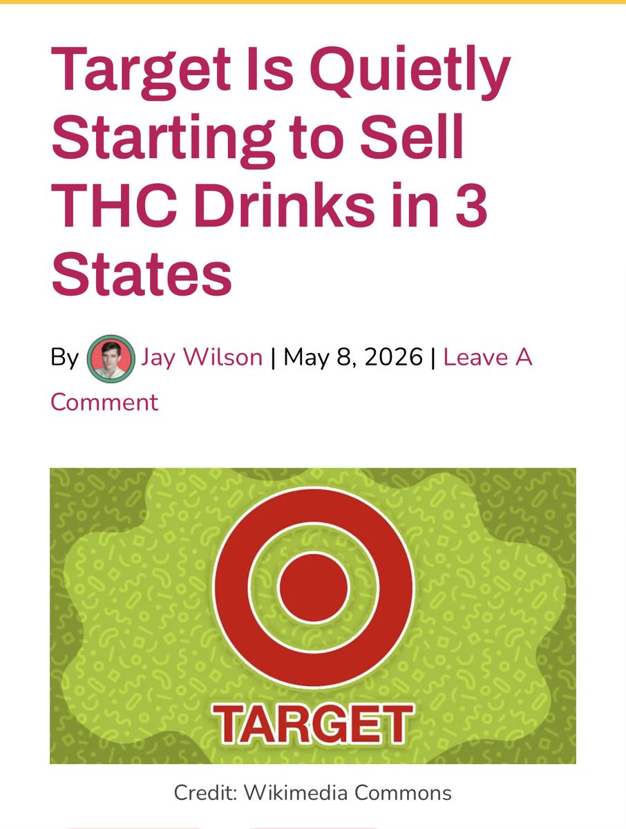Bkov9's tweet photo. I just bought Señorita at my local Target. Wow! Too bad Mango was sold out... 

THC by a Nasdaq listed company for sale at an NYSE listed company. Important #first milestone... $RYM 🔥

$GTBIF 🇺🇸 
$TGT 🎯
#Uplisting 🧮 https://t.co/MHF0IC7Mkd