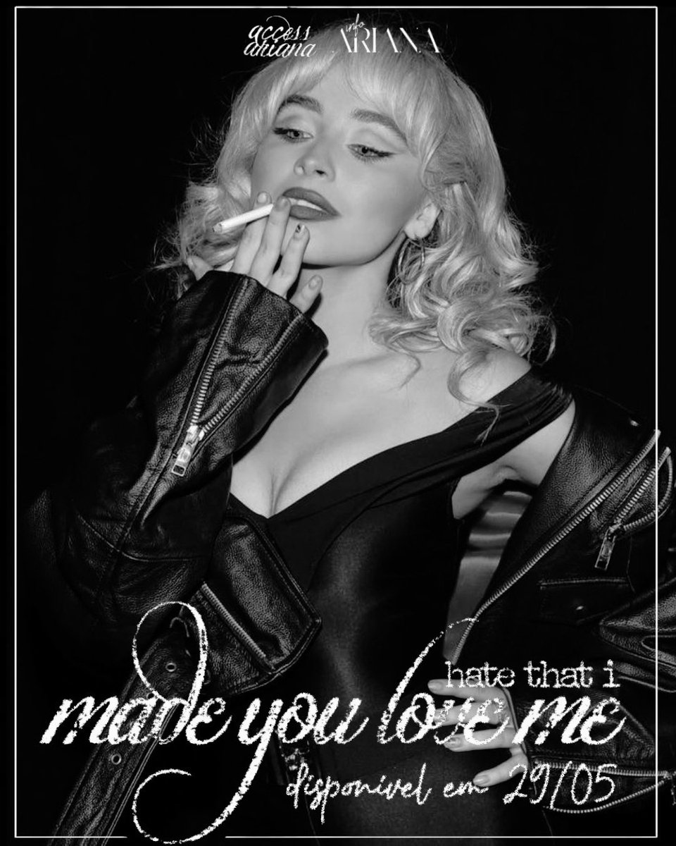 infossabrina's tweet photo. HATE THAT I MADE YOU LOVE ME AMANHÃ 🌸 https://t.co/9HbpYIaetl