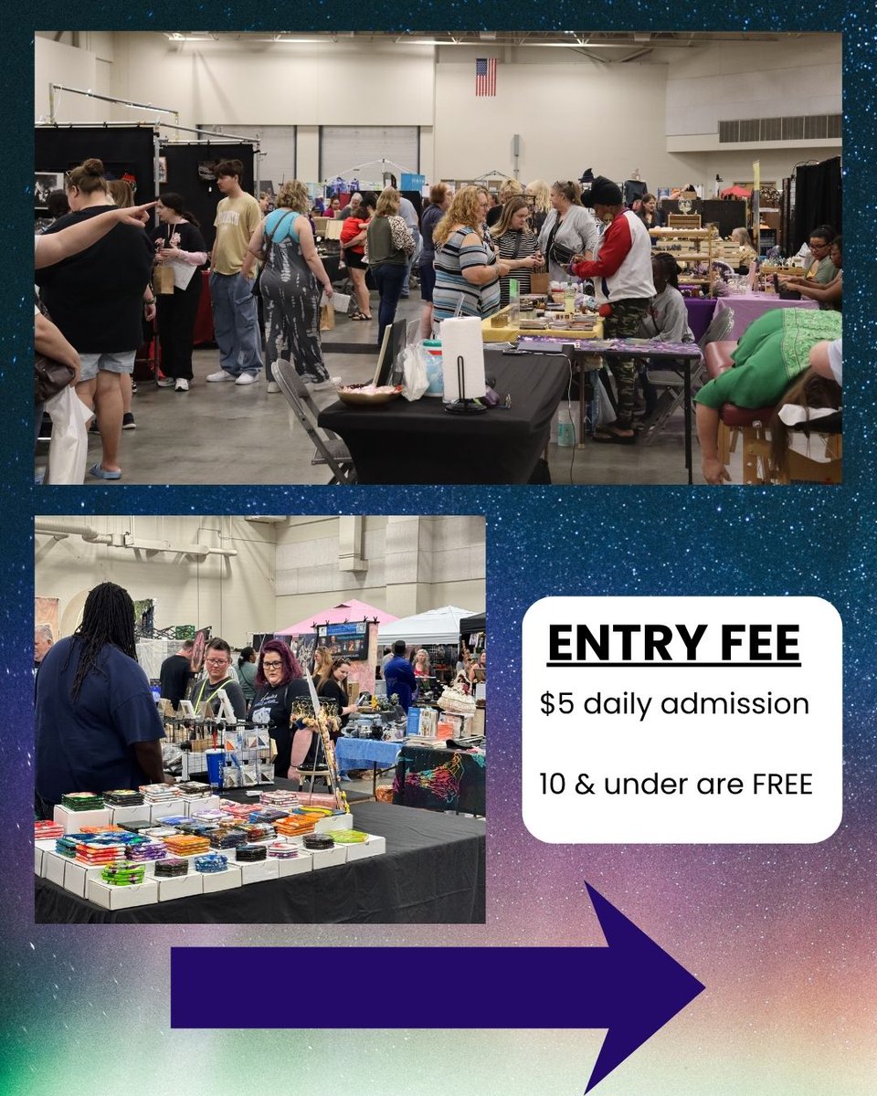 BackAtTheMac's tweet photo. Join us at Mystic Fest happening this weekend! 🤩 
More information at https://t.co/L4ALJpn0HG
#backatthemac #crystal #psychic https://t.co/zo7WEnORgI
