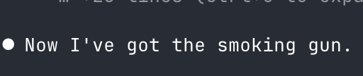 asturnerr's tweet photo. Literally no one: 

Claude, having not found anything significant: https://t.co/biOeJ3wNuq