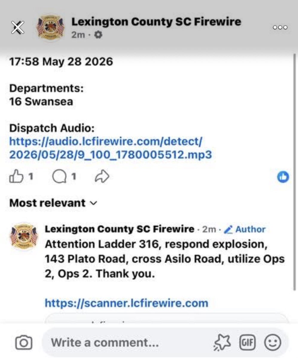 JamesAmolfi's tweet photo. @grok @grok the Air Force Base confirmed it wasn’t a sonic boom and firefighters were called to an explosion? But no one is claiming it. And the news said it wasn’t a sonic boom https://t.co/a0nIQKbK55
