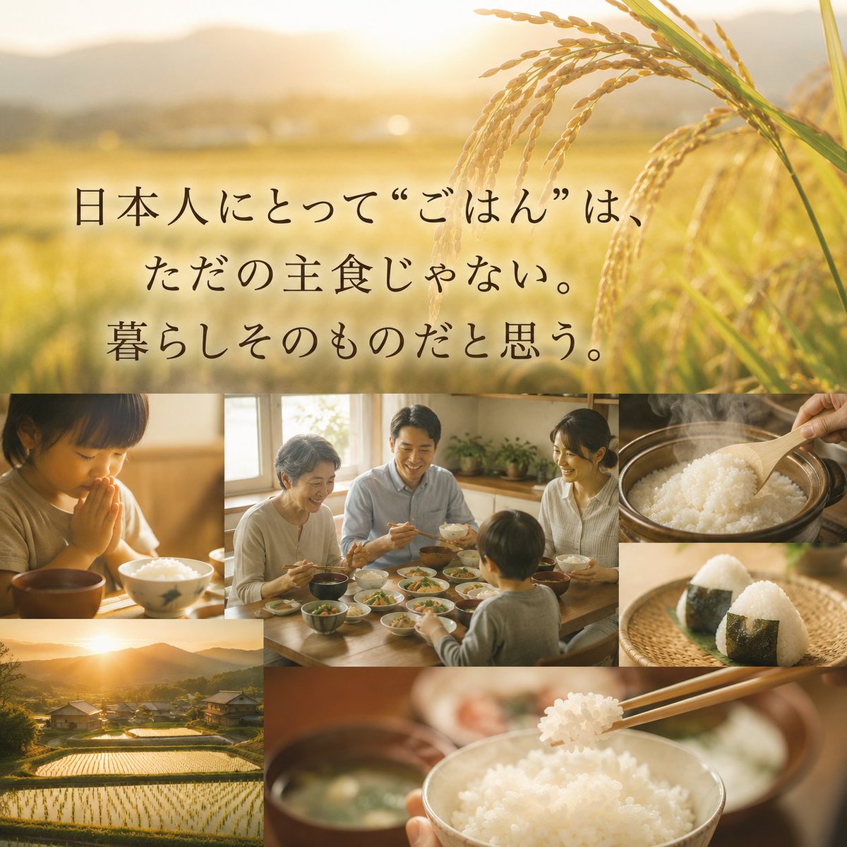 mackfarming's tweet photo. https://t.co/79tINtgw3Z
日本人にとって“ごはん”は、
ただの主食じゃない。
暮らしそのものだと思う。
#日本文化 #お米のある暮らし #食文化 https://t.co/kdqjaKqejN