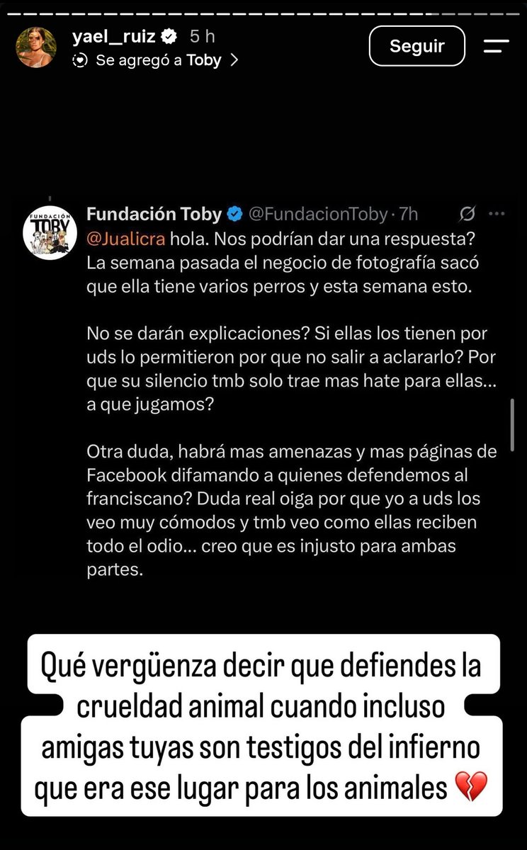 AbigailTor15802's tweet photo. @Jualicra LA DELINCUENTE DE YAEL YA DEVOLVIO A MANITAS O VA A SEGUIR ACOSANDO A OTROS RESCATISTAS POR BERRINCHE? 
MEJOR QUE SE PREPARE PARA MAÑANA Y QUE NO SEA COBARDE COMO LA VEZ PASADA 😉 https://t.co/Uhcy63jUJ2