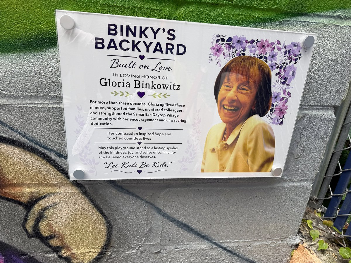 samaritanny's tweet photo. Binky's Backyard made its official debut today at our Gloria's House Family Residence!

Thx to a @Lowes Hometowns grant, the backyard has transformed into a new playground and community space serving more than 325 families, including 600 children, in shelter.
#LowesHometowns https://t.co/8OJLSQa0WM