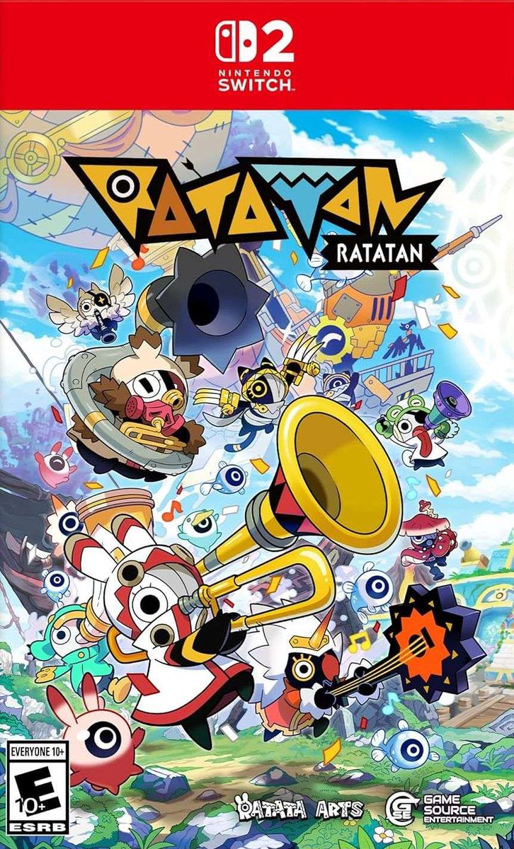 CoolBoxArt's tweet photo. Ratatan / Switch 2 / Game Source Entertainment / 2026 https://t.co/yFdetXIFhe