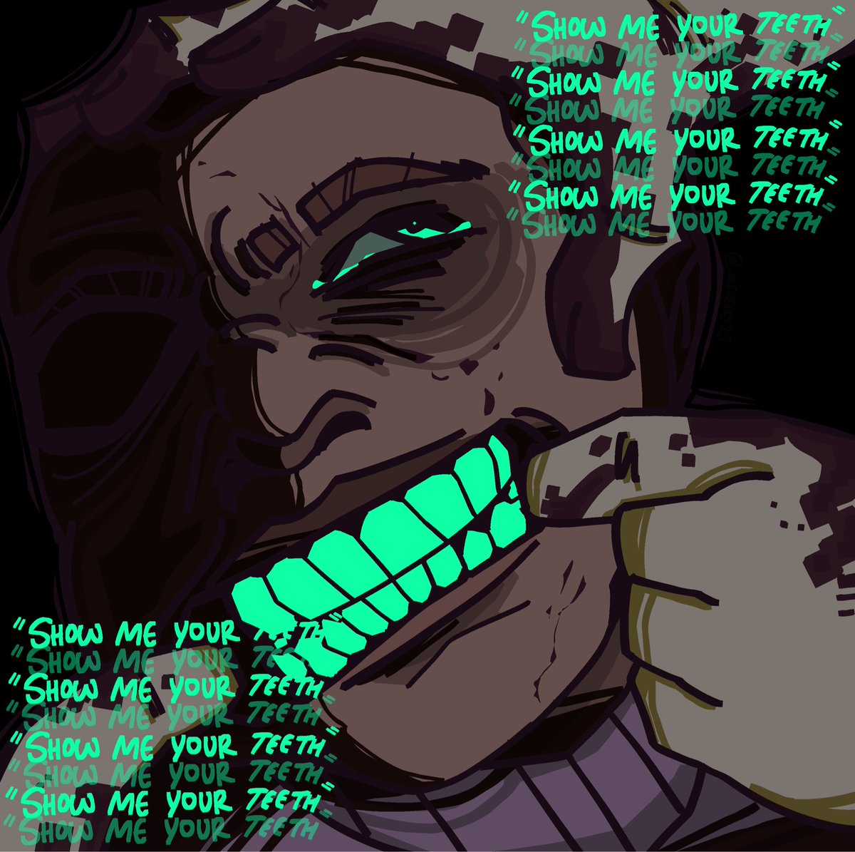 Meerers25's tweet photo. Show me your teeth 🦷 
#ninah #fanart #fyp #fypシ゚ #protagonist #showmeyourteeth https://t.co/3wE3VYcFBN