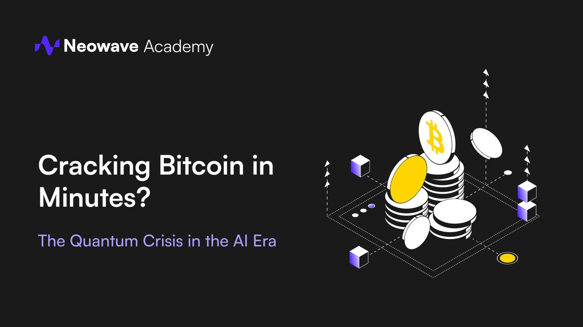 NeowaveIO's tweet photo. 📜 Cracking Bitcoin in Minutes? The Quantum Crisis in the AI Era!

Google’s Quantum AI: crack Bitcoin in minutes with <500k qubits — a 20x leap. Still safe?

Read the full research: https://t.co/pCphunfNlw

#Bitcoin #QuantumComputing #Cryptography #GoogleQuantumAI https://t.co/DpRQlWdRWw