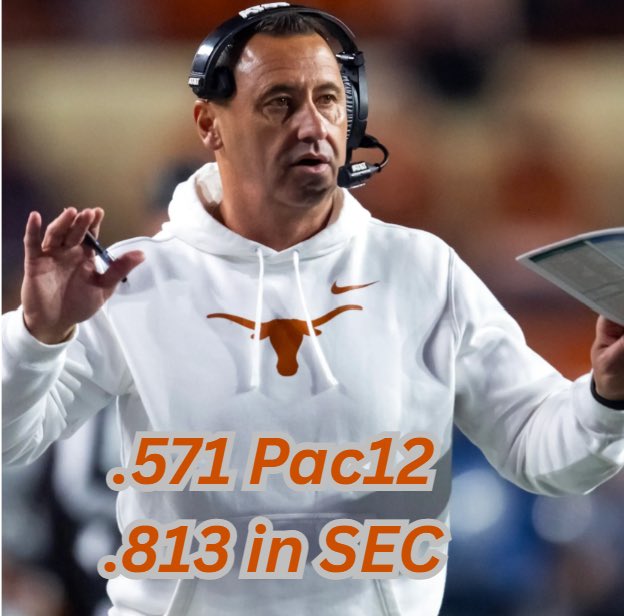 JeffreyTheGreek's tweet photo. An (actual) Inconvenient Truth:

Lots of hot air about how tough the SEC is - but new HC after new HC come in & win w relative ease:

Gary Pinkell - Missouri
Mike Elko - Texas A&
Steve Sarkisian - Texas