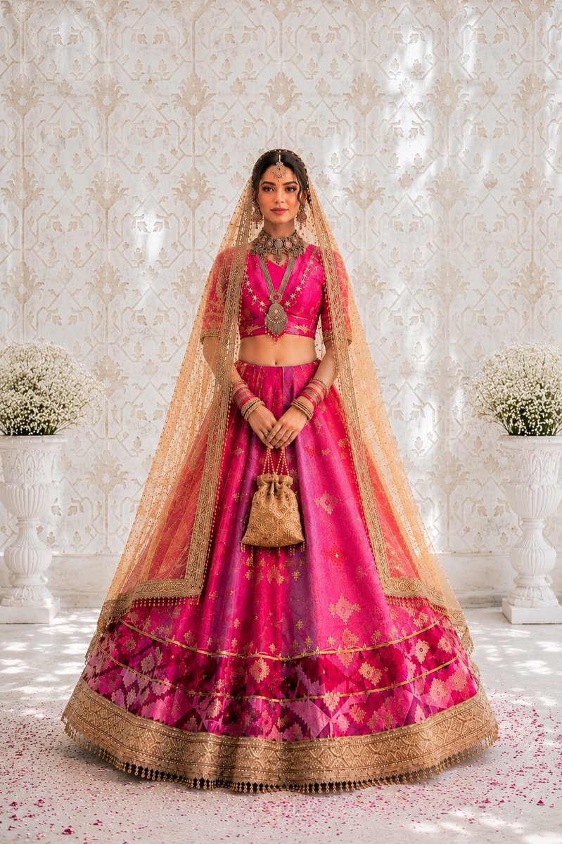 rap_purna's tweet photo. RAP couture  — an experimental bridal couture lehenga exploring a six-shade woven Jamdani transition for the first time.
A project where Bangladeshi heritage weaving meets contemporary luxury couture.
Not nostalgia. 
#Jamdani #RAP #Bangladesh #BridalCouture https://t.co/vLOtPmBeiU