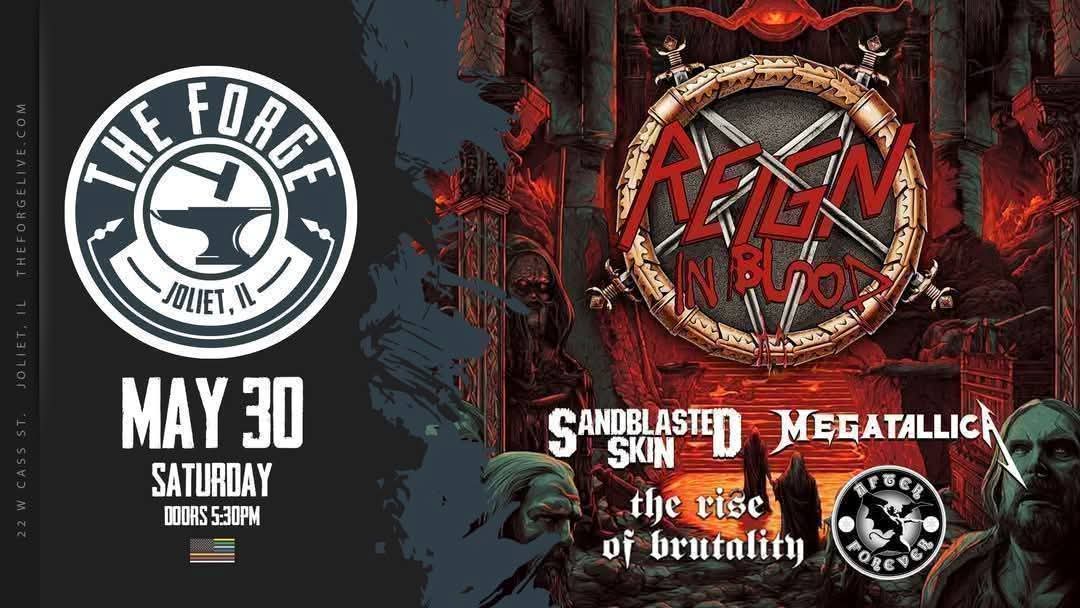 CountWilliam's tweet photo. After Forever:Black Sabbath Tribute!  Saturday May 30th at The Forge in Joliet IL  22 W Cass St
 Door 5:30. 
6:00-After Forever(Black Sabbath)
7:05-The Rise Of Brutality(Hatebreed)
8:10-Megatallica(Megadeth Metallica)
9:20- Sandblasted Skin(Pantera)
10:30- Reign In Blood(Slaye https://t.co/dBBKOtkZ2M