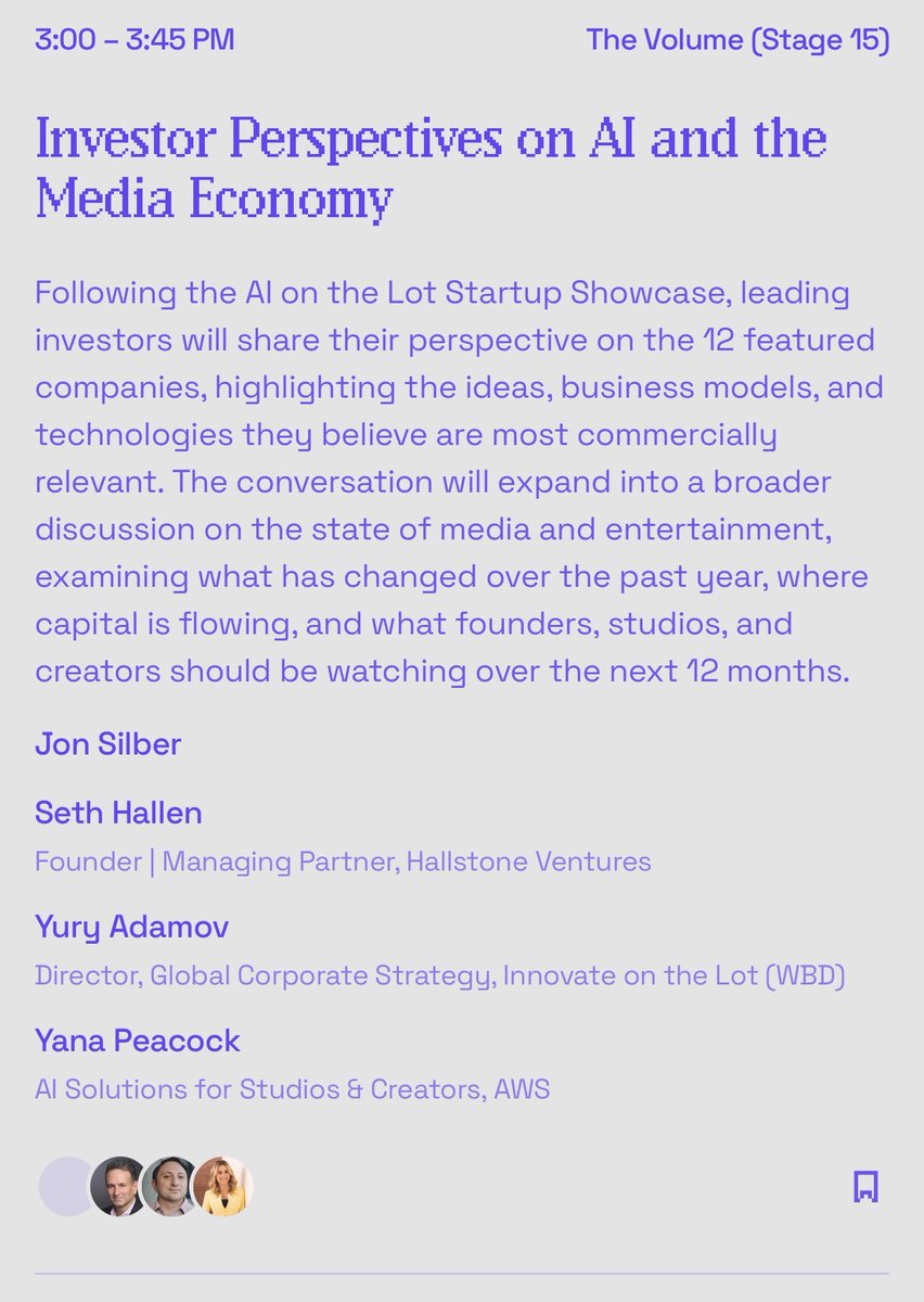 DigitalLA's tweet photo. AI is following typical Hollywood reaction to new technology, said speaker at AI on the Lot:

Fear, 
strikes, 
protests, 
lawsuits
....
then it's ok. 

@aionthelot https://t.co/TTeX9dN6N0