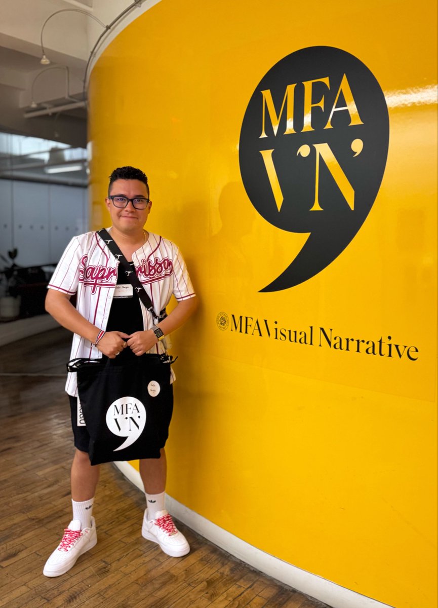 RafaVargas011's tweet photo. Que a partir del próximo lunes, somos oficialmente estudiantes de la Escuela de Artes Visuales de Nueva York 🖤 https://t.co/AUYGwbb3Vx