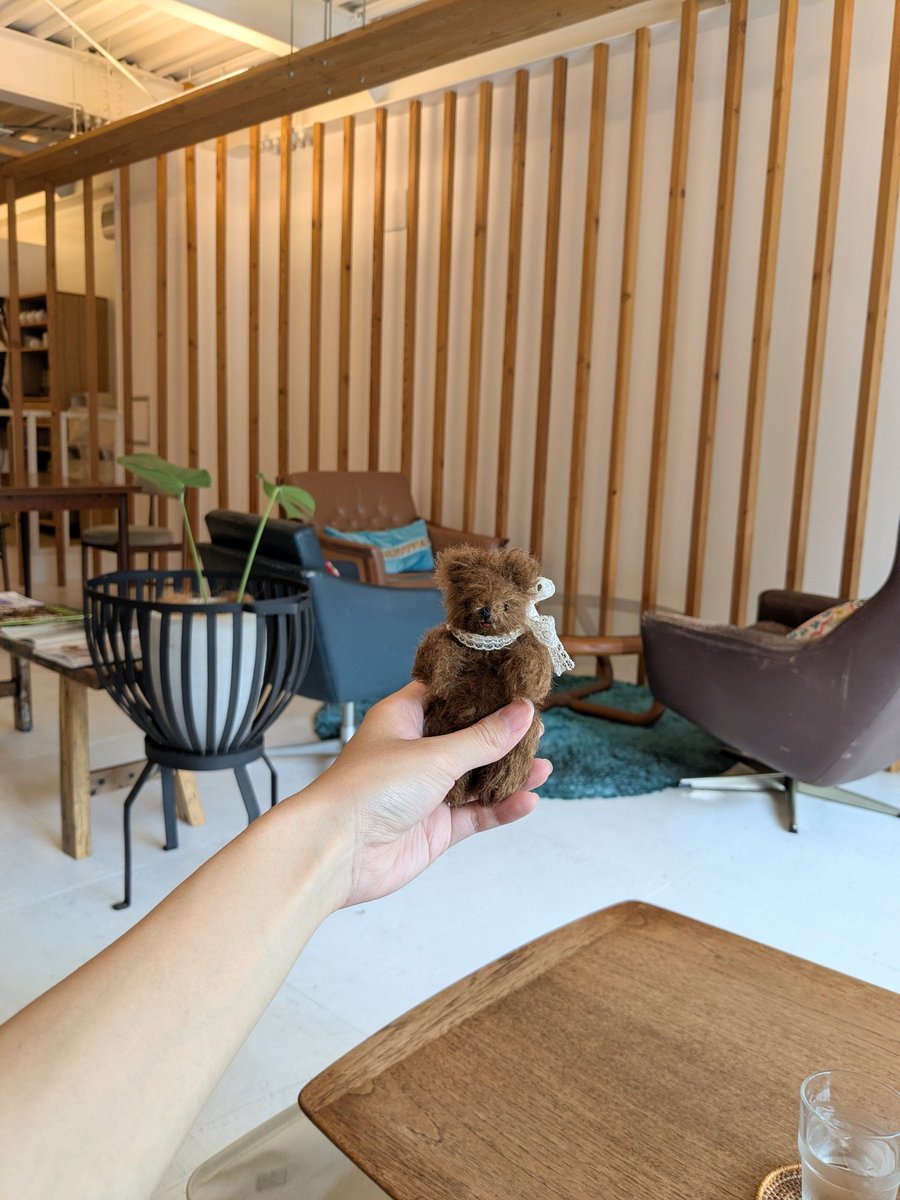 chisabears's tweet photo. おはようございます♪
昨日行ったカフェ×テディベアの写真が可愛いのでご覧下さい🐻🍰☕ https://t.co/nzPcPRolEL