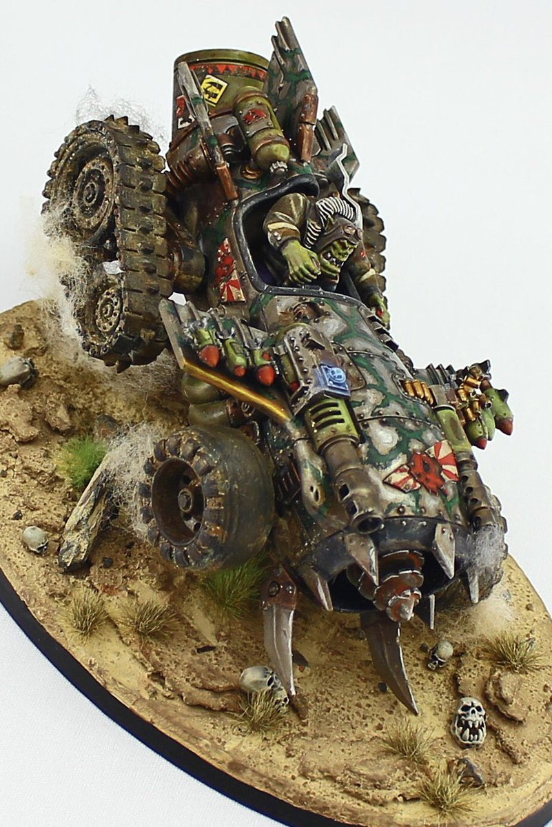 Ittou's tweet photo. 金曜なので過去作
Scrap jet #ウォーハンマー #warhammer
2018/12
オルクのレースゲーム、ボードもテレビゲームもやってみたいなぁ。 https://t.co/VXK8BLQF7m