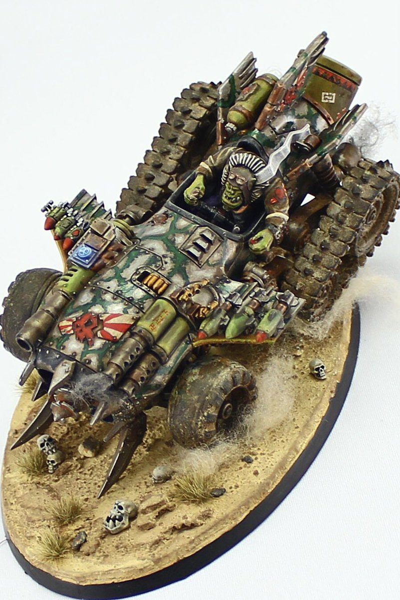 Ittou's tweet photo. 金曜なので過去作
Scrap jet #ウォーハンマー #warhammer
2018/12
オルクのレースゲーム、ボードもテレビゲームもやってみたいなぁ。 https://t.co/VXK8BLQF7m