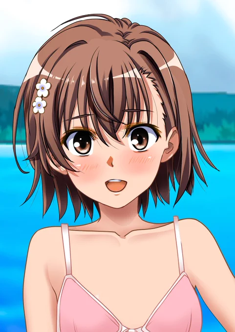 おはようございます(≧▽≦) 水無月令和です 8/29 札幌は曇のち晴 暑くなりそうですね 朝絵はSkebリクエストから #とある科学の超電磁砲 #固法美偉 #御坂美琴 #水着 #浜辺 本日の作業は 〇商業彩色 今日も一日頑張るます #Skeb募集中 です ☆全年齢受付