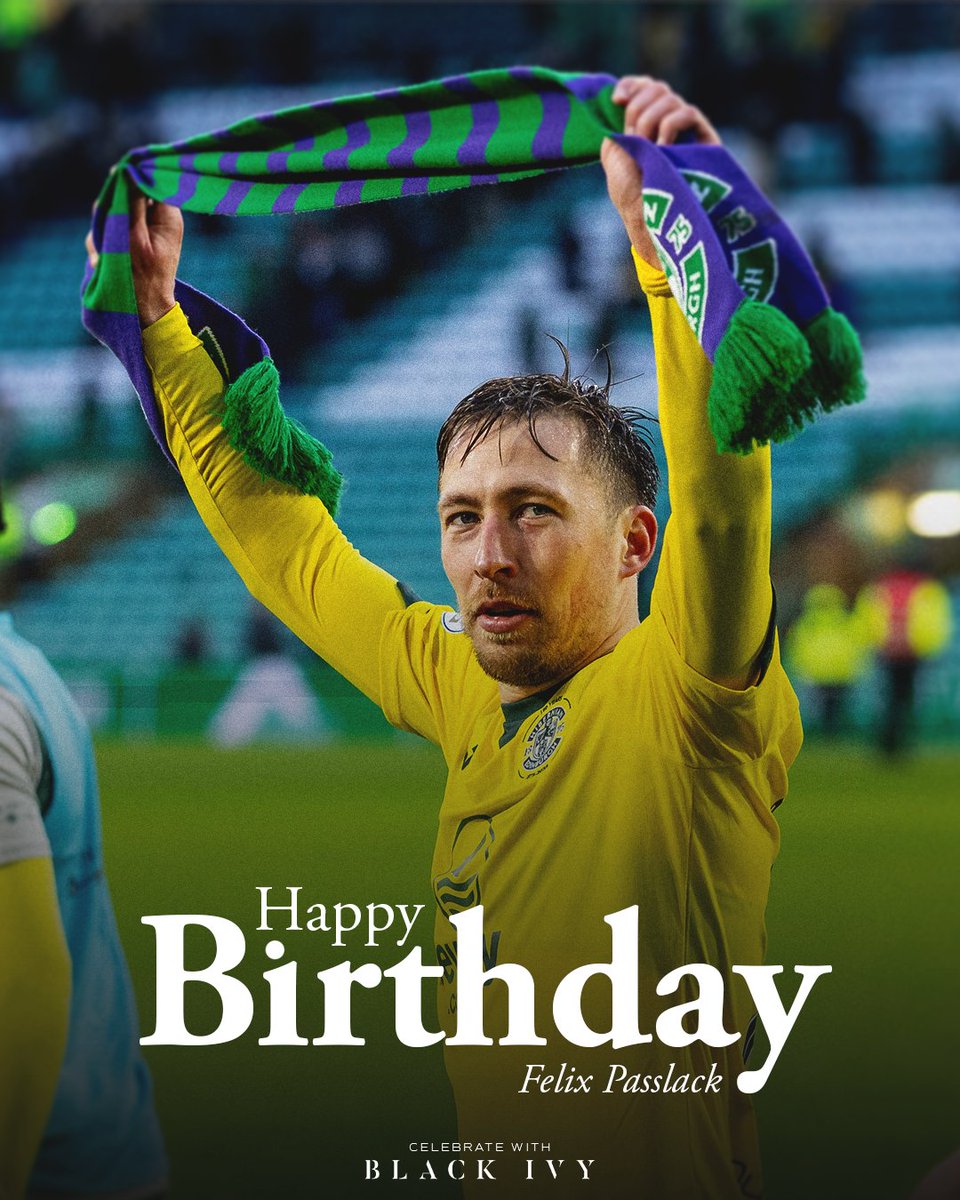 HibernianFC's tweet photo. Happy birthday, Felix! 💚 https://t.co/mqOodyOCcc