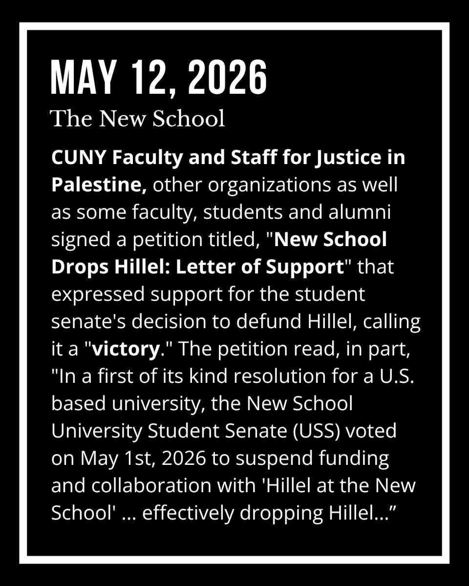AMCHAInitiative's tweet photo. PART 1: 
Some lowlights in campus antisemitism May 11 - 15th.

See all in AMCHA's Antisemitism Tracker: 
https://t.co/jlN66EsYiw https://t.co/pW8NNSTKrE