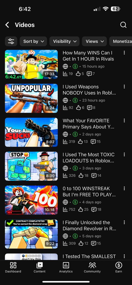 jonasmarkle's tweet photo. @TeamYouTube. I noticed a random drop in views and impressions for no reason with my views averaging 1-4k, to now not even being able to crack 1k. This is an obvious mistake and i ask for a Human review on this. as other creators see this. pls review pics below. first one, then 2 https://t.co/GXmKQ2FFRp