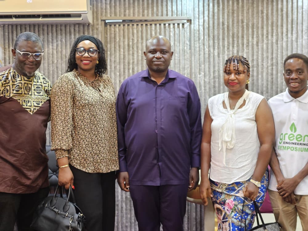 SLIE_Official's tweet photo. The SLIE Conference Committee paid a courtesy visit to Hon.  @abdemata, Minority Leader of Parliament and an engineer, as part of ongoing engagements ahead of the upcoming SLIE Biennial Conference. https://t.co/6rYTYmo5DM